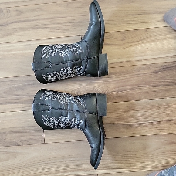 Deer Stag size 6 woman/youth 4 black ranch boots - Picture 4 of 5